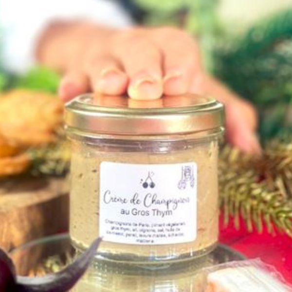 Crème de champignon au gros thym