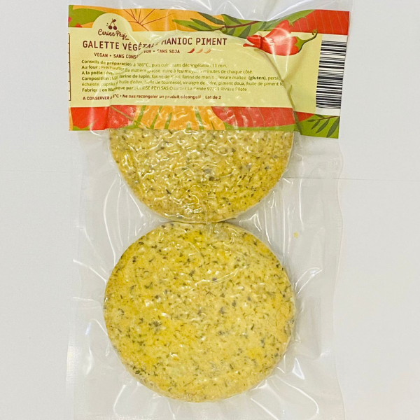 Galette végétale Manioc piment (lot de 2)
