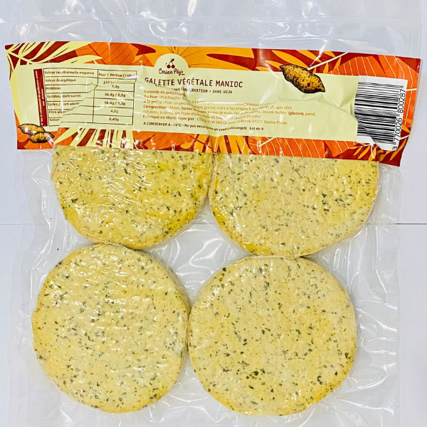 Galette végétale nature & fines herbes (lot de 4)
